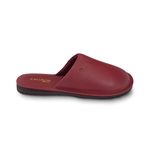 Pantufla-confort-casual-de-cuero-color-rojo