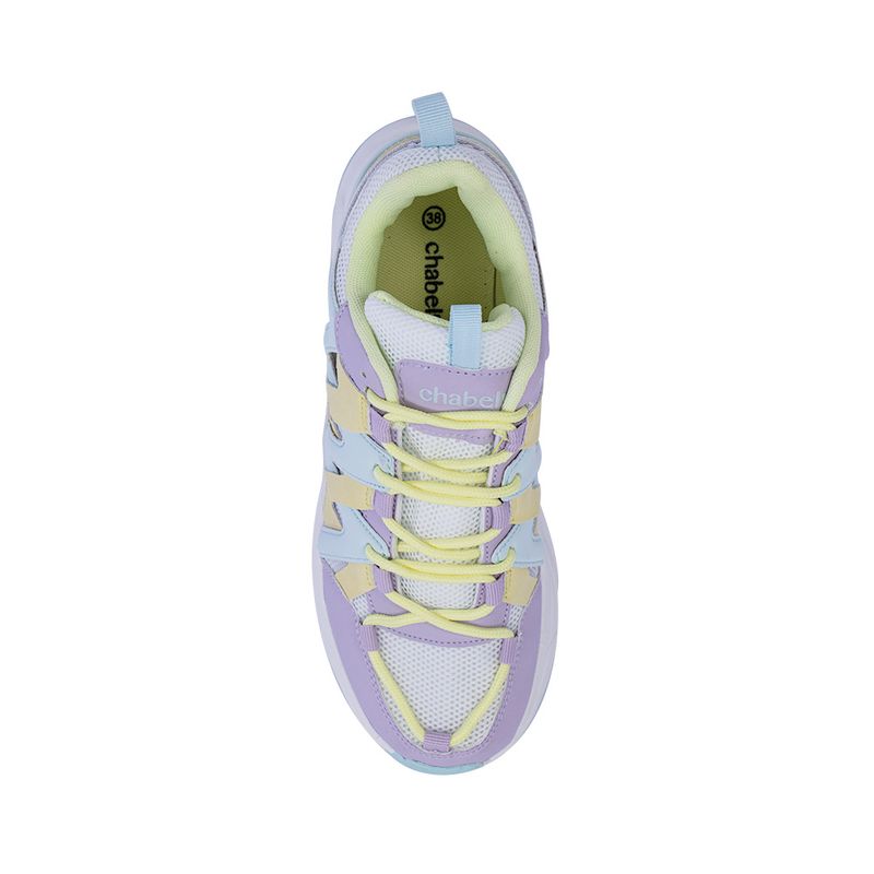 Zapatilla-urbana-planta-chunky-liviana-color-amarillo-lila