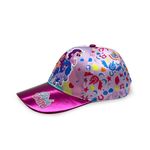 Gorro-de-verano-con-vicera-en-pvc-metalico-color-fucsia