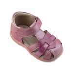 Sandalia-casual-de-cuero-no-toxico-color-fucsia