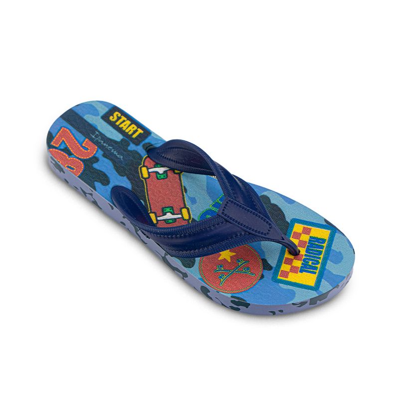 Sandalia-flip-flop-de-diseno-playero-color-turquesa-azul