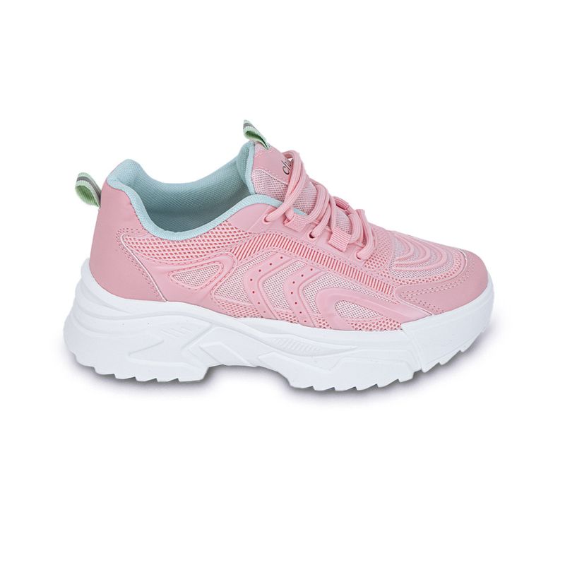 Zapatilla-urbana-estilo-chunky-color-rosado