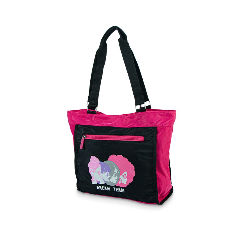 Bolso-juvenil-espacioso-de-poliester-color-fucsia