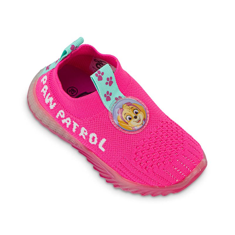 Zapatilla-textil-de-planta-ligera-para-nina-color-fucsia