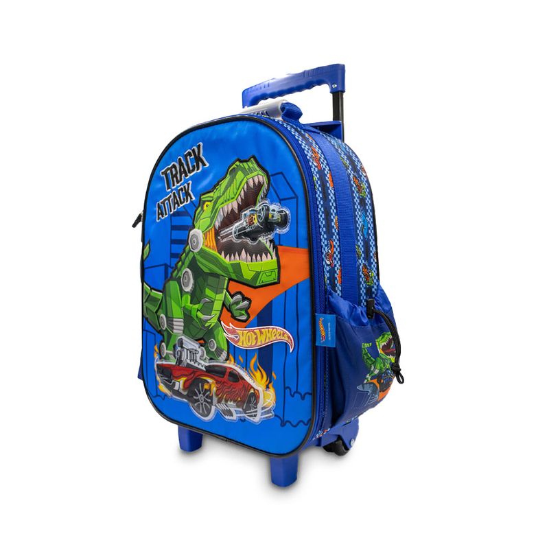 Mochila-con-ruedas-con-personajes-en-pvc-color-celeste