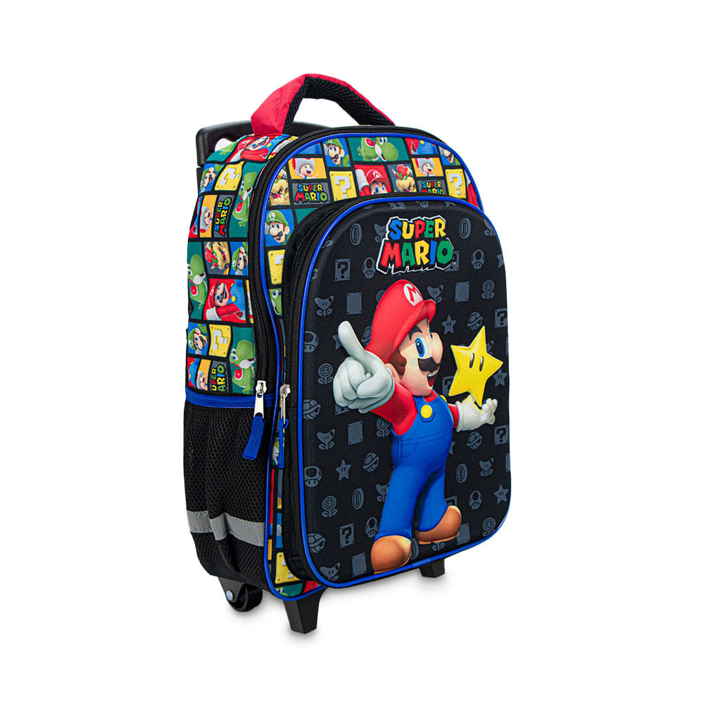 Mochila mario bros discount ruedas