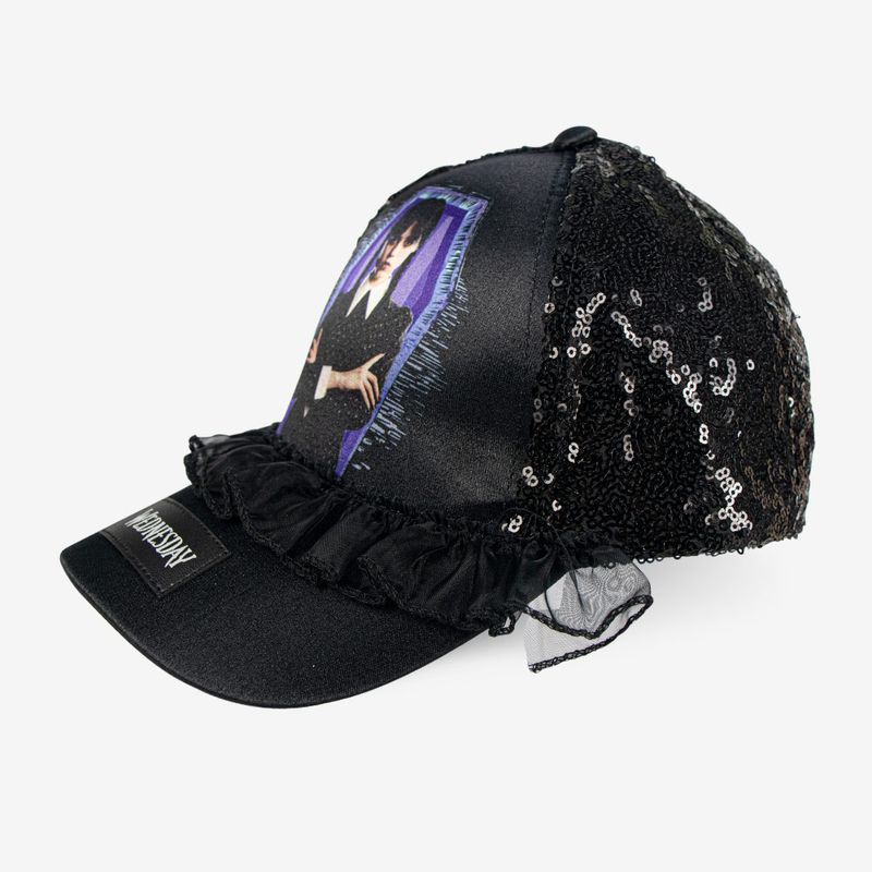 Gorra-de-verano-con-lentejuelas-color-negro