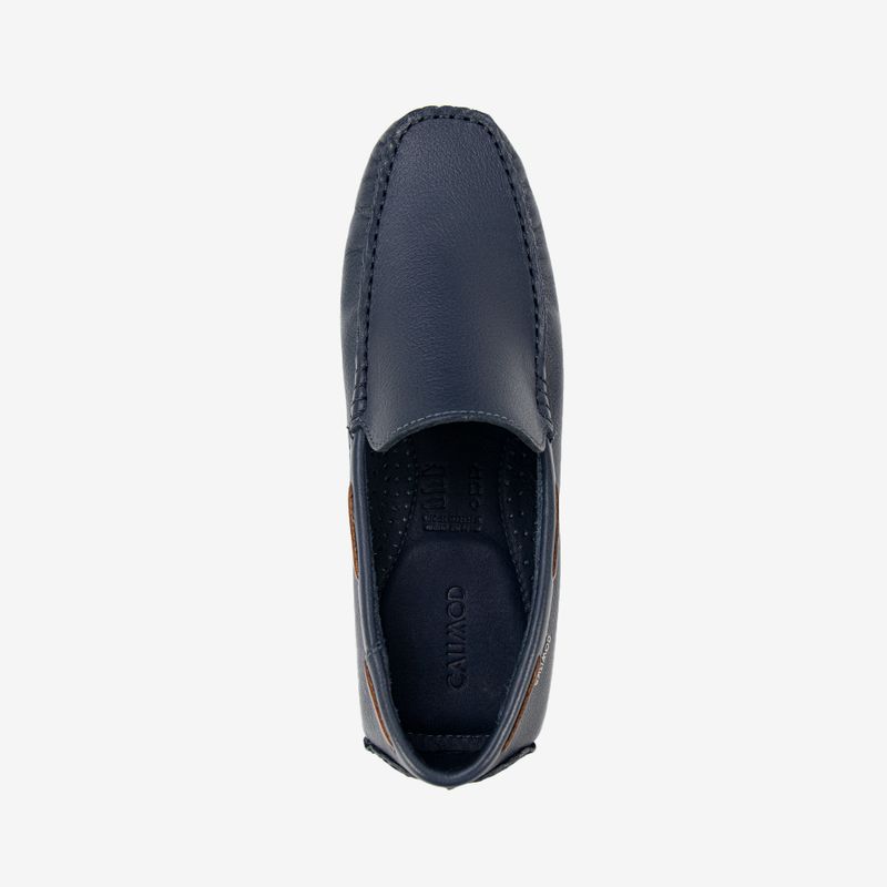 Zapato-mocasin-de-cuero-con-planta-flexible-color-azul