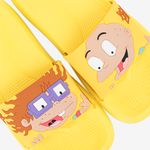 Sandalia-slider-con-diseno-exclusivo-de-los-rugrats-color-amarillo