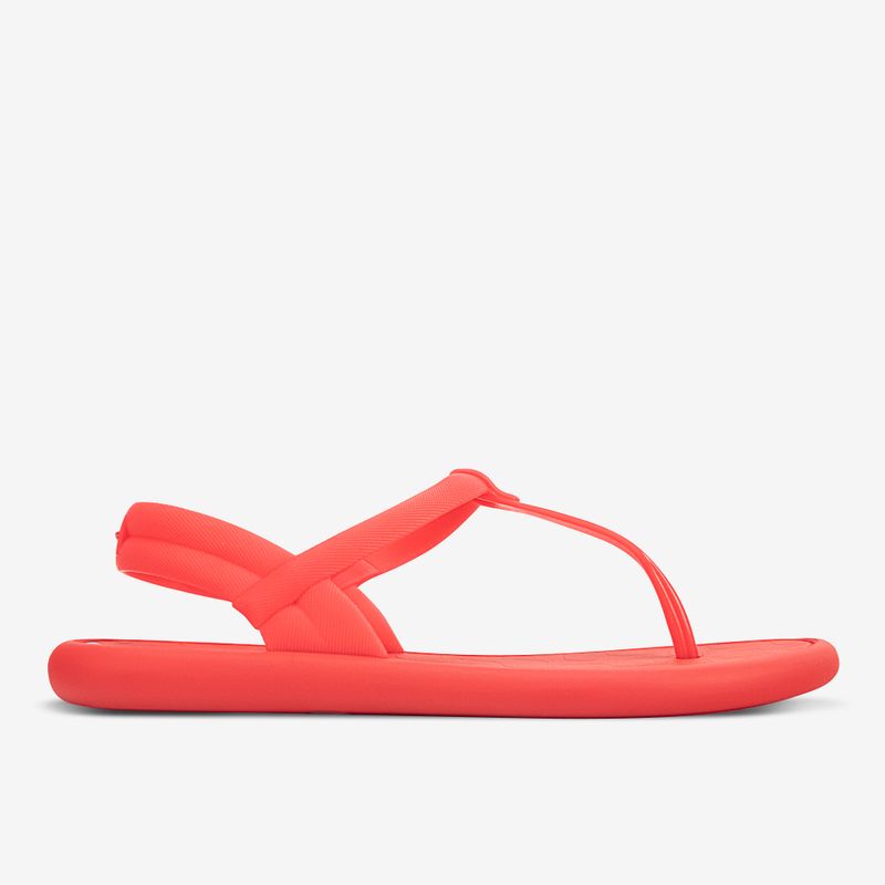 Sandalia-flats-con-planta-flexible-color-coral-neon