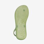 Sandalia-flats-con-planta-flexible-color-verde