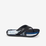 Sandalia-flip-flip-con-diseno-en-la-planta-para-nino-color-negro-azul