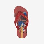 Sandalia-flip-flop-con-diseno-de-personaje-en-la-planta-color-rojo