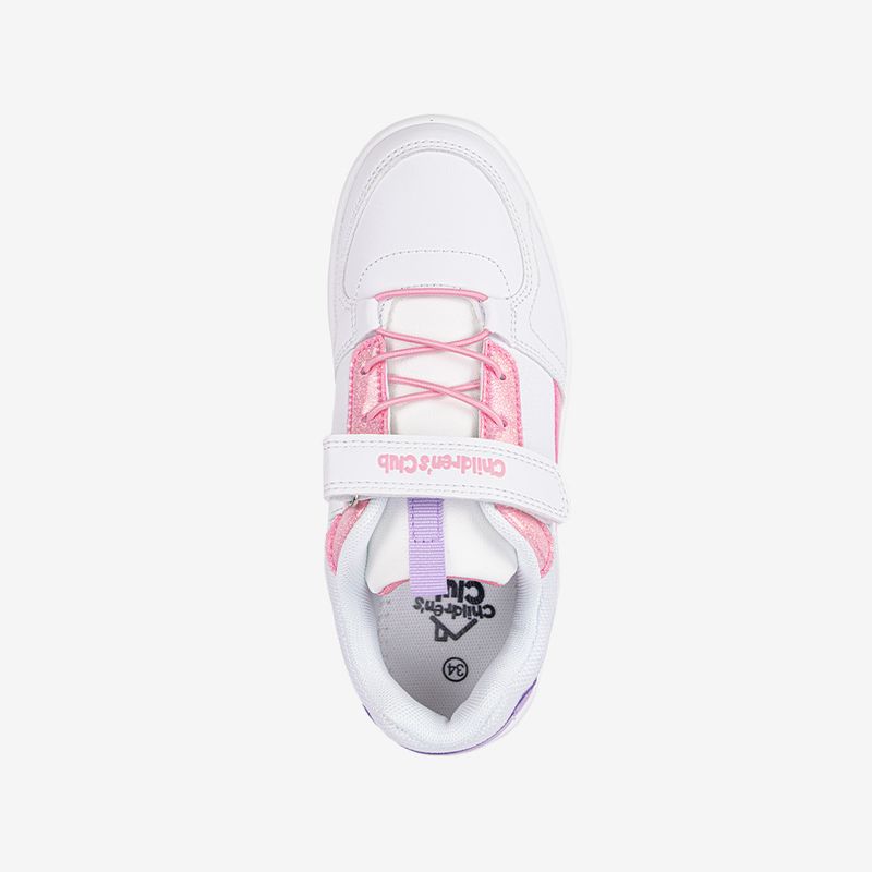 Zapatilla-para-nina-con-glitter-color-blanco-rosado