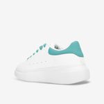 Zapatilla-casual-de-PU-con-plataforma-color-blanco-turqueza