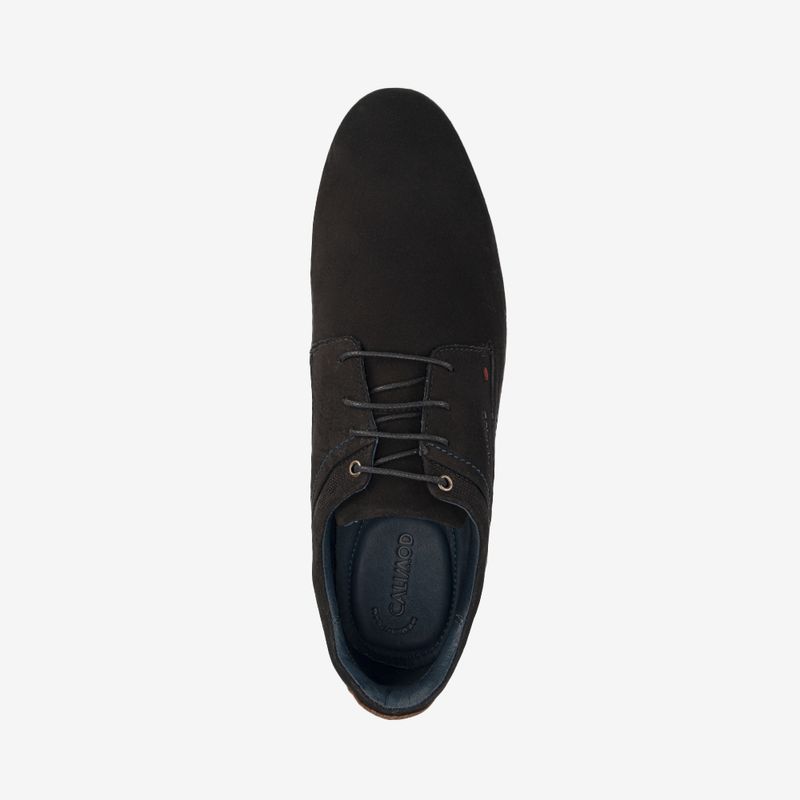 Zapato-casual-de-cuero-nobuck-para-hombre-color-negro