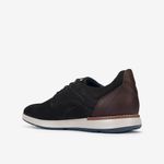 Zapato-casual-de-cuero-nobuck-para-hombre-color-negro