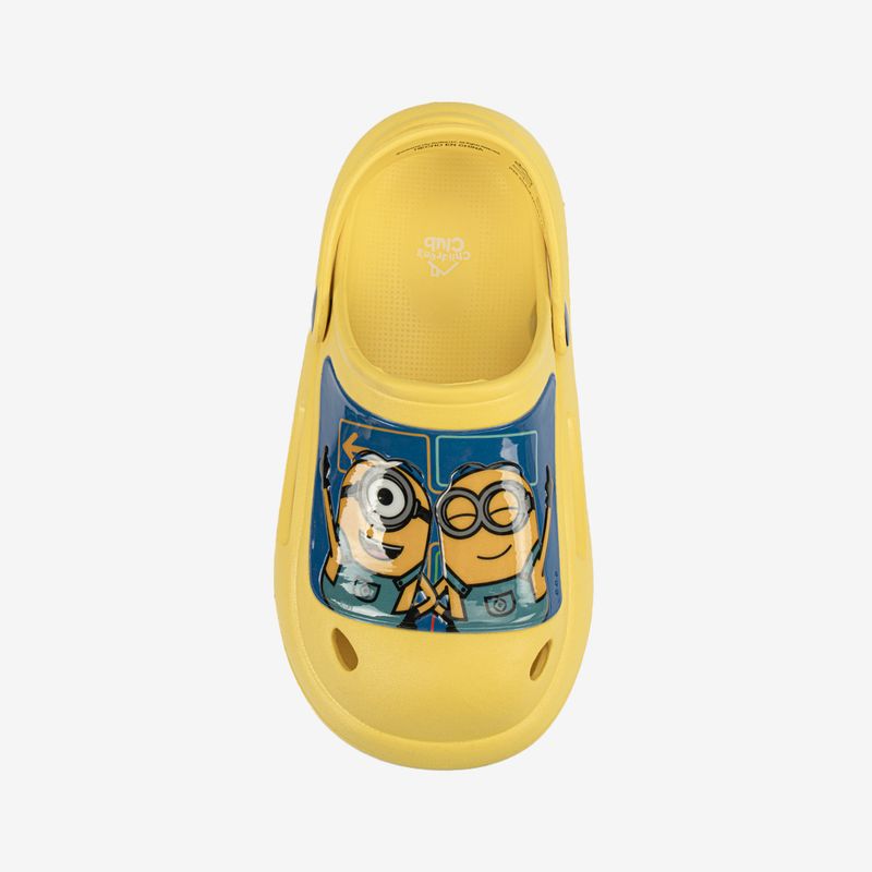 Sandalia-clogs-con-parche-pvc-color-amarillo