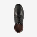 Zapato-casual-de-cuero-con-planta-de-caucho-color-negro