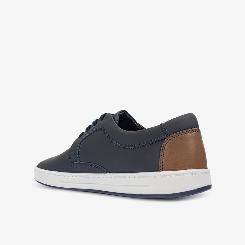 Zapatilla-urbana-juvenil-de-cuero-para-hombre-color-azul-marino