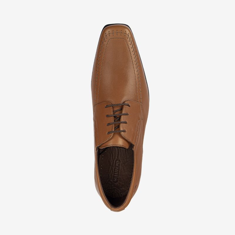 Zapato-de-vestir-hecho-de-cuero-premium-color-cognac