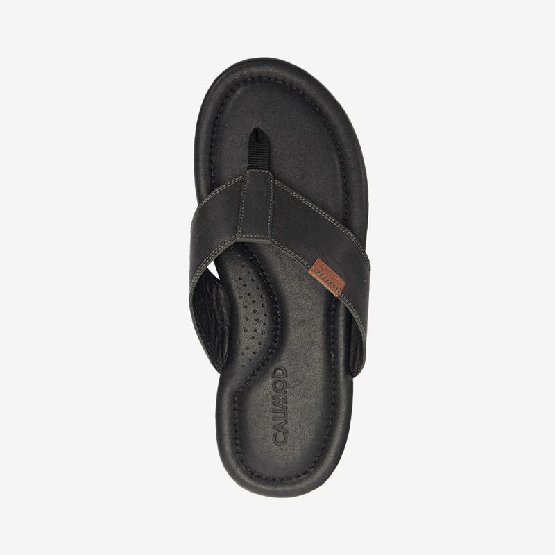 Sandalia-casual-de-cuero-estilo-tijeras-color-negro