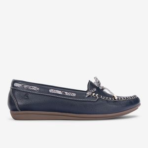 Mocasín Casual Curuba Azul Marino 1CZM002
