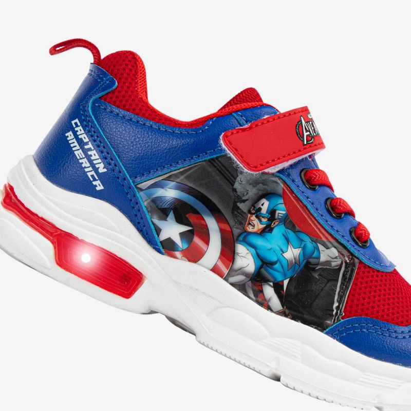 Zapatilla-del-capitan-america-con-luces-color-azul