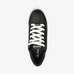 Zapatilla-casual-de-PU-con-plataforma-color-blanco-negro