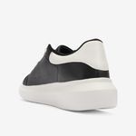 Zapatilla-casual-de-PU-con-plataforma-color-blanco-negro