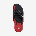 Sandalia-flip-flop-con-planta-anatomica-color-negro-rojo