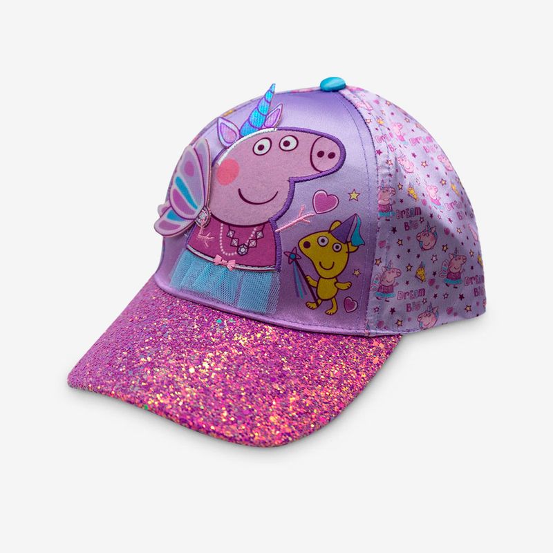 Gorro-de-verano-con-glitter-en-la-visera-color-lila