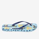 Sandalia-flip-flop-con-diseno-de-mascotas-en-la-planta-color-celeste-azul