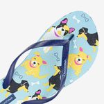 Sandalia-flip-flop-con-diseno-de-mascotas-en-la-planta-color-celeste-azul