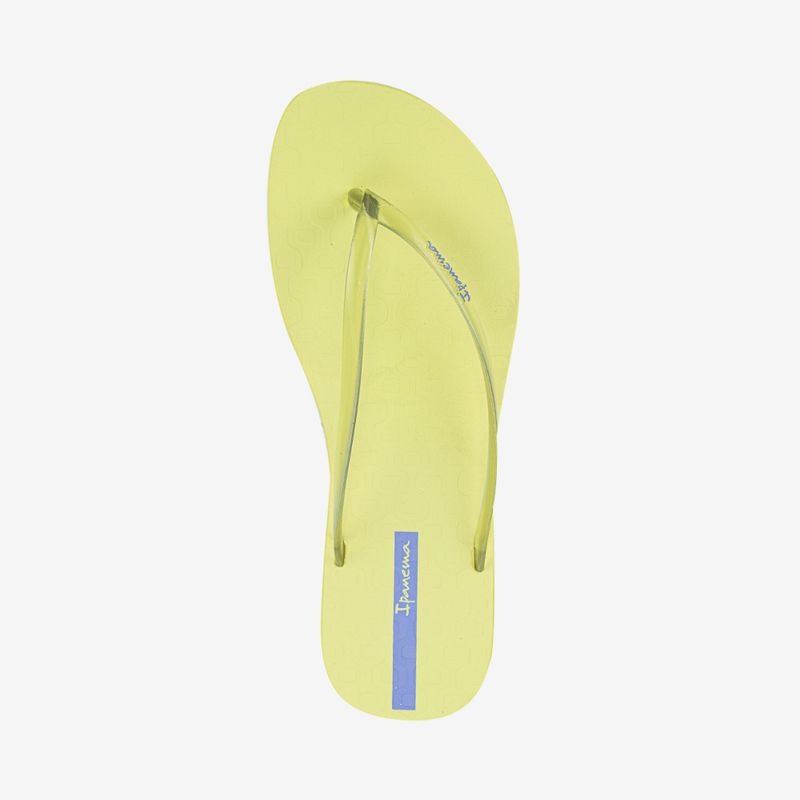 Sandalia-flip-flop-de-verano-para-mujer-color-amarillo