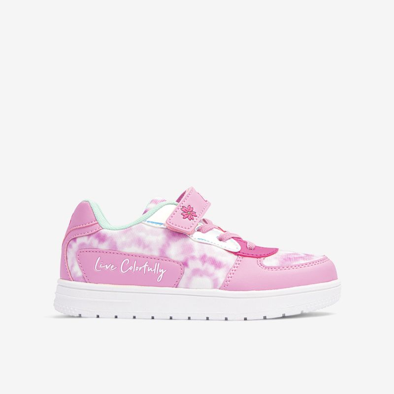 Zapatilla-urbana-con-print-tie-dye-para-nina-color-rosado