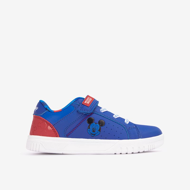 Zapatilla-casual-con-diseno-exclusivo-de-Mickey-para-nino-color-azul