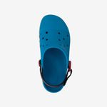 Sandalia-Clogs-con-planta-anatomica-para-nino-color-azul