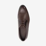 Zapato-de-vestir-de-cuero-con-planta-de-caucho-color-marron