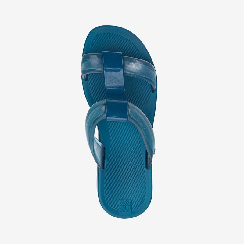 Sandalia-Slider-casual-con-plataforma-color-azul