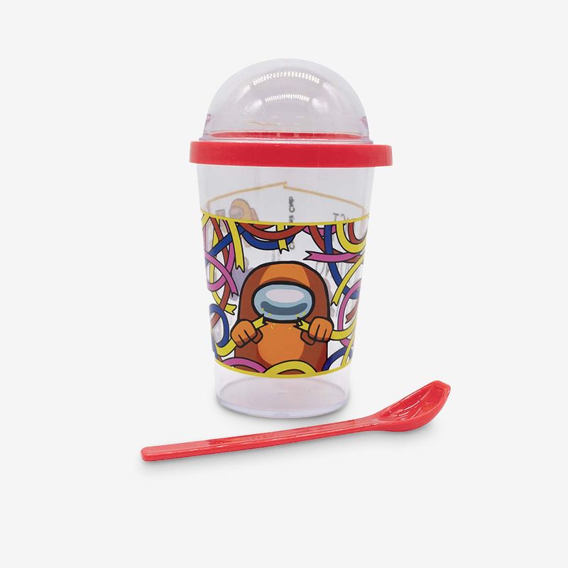 Vaso-para-yogurt-con-cucharita-color-rojo