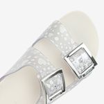 Sandalia-slider-con-hebillas-para-mujer-color-blanco