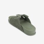 Sandalia-slider-con-hebillas-para-mujer-color-verde