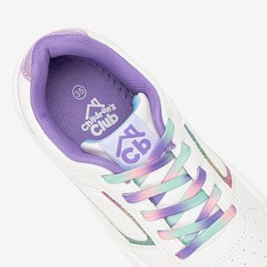 Zapatilla Casual Blanco/Lila 7CZ012