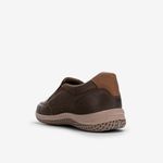 Zapato-casual-de-cuero-con-planta-de-caucho-color-marron