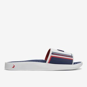 Sandalia Slider Blanco/Azul 2RDG90
