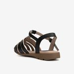 Sandalia-casual-de-cuero-para-mujer-color-negro