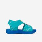 Sandalia-flat-con-velcro-regulable-color-azul