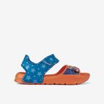 Sandalia-flat-con-velcro-ajustable-nino-color-naranja