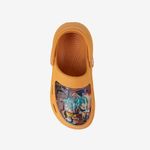 Sandalia-clogs-con-parche-de-personajes-en-pvc-color-naranja